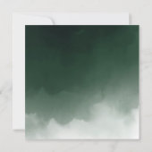 Elegant eucalyptus gold botanische budget bruiloft aankondiging (Achterkant)