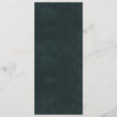 ELEGANT EUCALYPTUS GREEN GOLD FOLIAGE WEDDING MENU (Achterkant)
