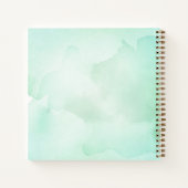 Elegant Eucalyptus Greenery Baby shower Guestbook Notitieboek (Achterkant)