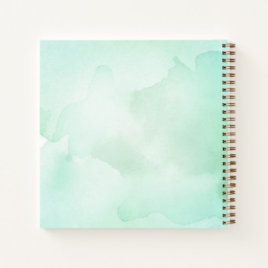 Elegant Eucalyptus Greenery Baby shower Guestbook Notitieboek (Achterkant)