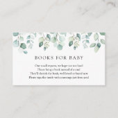 Elegant Eucalyptus Greenery Book Request  Informatiekaartje (Voorkant)