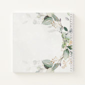 Elegant Eucalyptus Greenery Botanical Notitieboek (Achterkant)