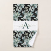 Elegant Eucalyptus Greenery Botanical Towel Set Bad Handdoek (Handdoek)