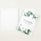 Elegant Eucalyptus Greenery Botanical Wedding Plan Planner (Display)