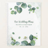 Elegant Eucalyptus Greenery Botanical Wedding Plan Planner (Voorkant)
