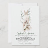 Elegant Eucalyptus Greenery Bridal Shower Kaart (Voorkant)