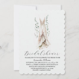 Elegant Eucalyptus Greenery Bridal Shower  Kaart