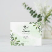 Elegant Eucalyptus Greenery Briefkaart (Staand voorkant)