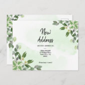 Elegant Eucalyptus Greenery Briefkaart (Voorkant / Achterkant)