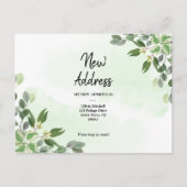 Elegant Eucalyptus Greenery Briefkaart (Voorkant)