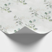 Elegant Eucalyptus Greenery Cadeaupapier (Hoek)