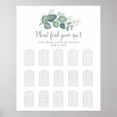 Elegant Eucalyptus Greenery Foliage Leaves Poster (Voorkant)