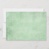 Elegant Eucalyptus Greenery Garden 1e verjaardag Bedankkaart (Achterkant)