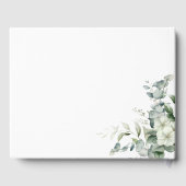 Elegant Eucalyptus Greenery Gastenboek (Achterkant)