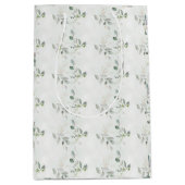 Elegant Eucalyptus Greenery Medium Cadeauzakje (Voorkant)