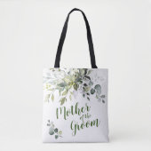Elegant Eucalyptus Greenery Moeder van de Groom Tote Bag (Voorkant)
