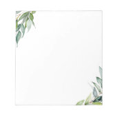 Elegant Eucalyptus Greenery Notitieblok (Voorkant)