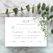Elegant Eucalyptus Greenery RSVP Kaartje
