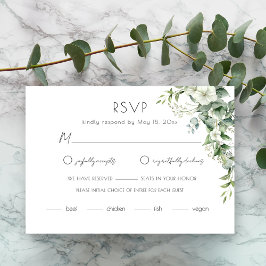 Elegant Eucalyptus Greenery RSVP Kaartje