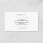 Elegant Eucalyptus Greenery Rustic Wedding RSVP Informatiekaartje (Achterkant)
