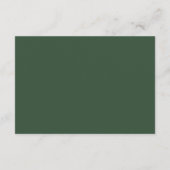 Elegant Eucalyptus Greenery Script Weddenschap Informatiekaartje (Achterkant)