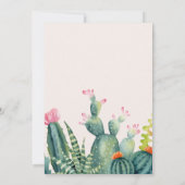 Elegant Eucalyptus Greenery Succulents Wedding Save The Date (Achterkant)