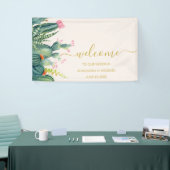 Elegant Eucalyptus Greenery Succulents Wedding Spandoek (Beurs)