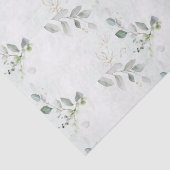 Elegant Eucalyptus Greenery Tissuepapier (Detail)