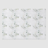 Elegant Eucalyptus Greenery Tissuepapier (Voorkant)