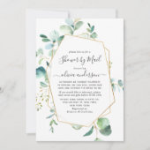 Elegant Eucalyptus Greenery Vrijgezellenfeest e-ma Kaart (Voorkant)