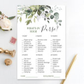 Elegant Eucalyptus Greenery Vrijgezellenfeest Game