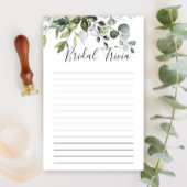 Elegant Eucalyptus Greenery Vrijgezellenfeest Game