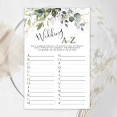 Elegant Eucalyptus Greenery Vrijgezellenfeest Game