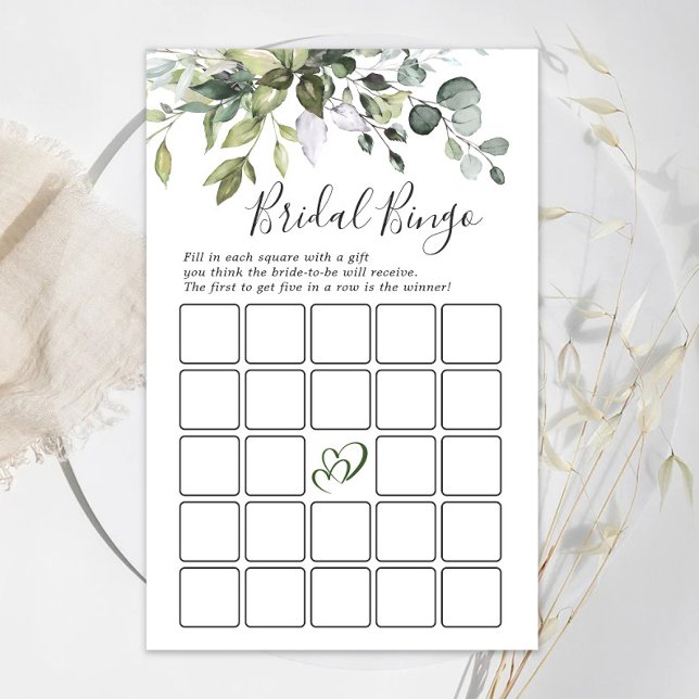 Elegant Eucalyptus Greenery Vrijgezellenfeest Game (Creator heeft geüpload)