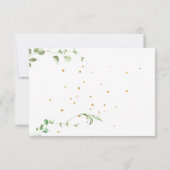 Elegant Eucalyptus Greenery Waterverf Bedankkaart (Achterkant)