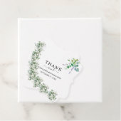 Elegant Eucalyptus Greenery Wedding Bedankjes Labels (In situ)