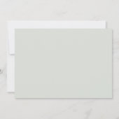 Elegant Eucalyptus Greenery Wedding Bedankkaart (Achterkant)