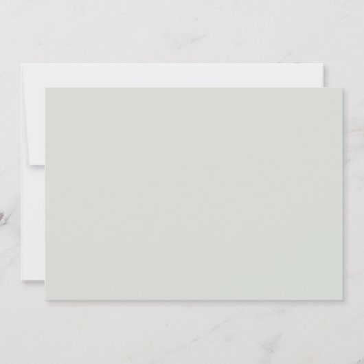 Elegant Eucalyptus Greenery Wedding Bedankkaart (Achterkant)