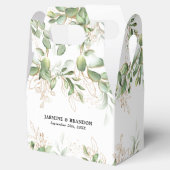 Elegant Eucalyptus Greenery Wedding Favor Box Bedankdoosjes (Geopend)