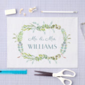 Elegant Eucalyptus Greenery Wedding & Jubileum Tissuepapier (Craft)