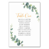 Elegant Eucalyptus Greenery Wedding Kaart (Voorkant)