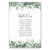 Elegant Eucalyptus Greenery Wedding Kaart (Achterkant)