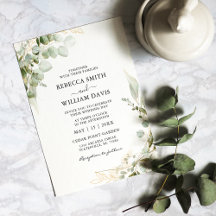 Elegant Eucalyptus Greenery Wedding