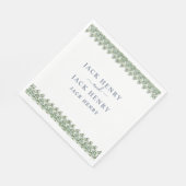 Elegant Eucalyptus Greenery Wedding Napkins Servet (Hoek)