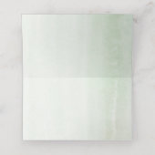 Elegant Eucalyptus Greenery Wedding Plaatskaartje (Binnenkant ongevouwen)