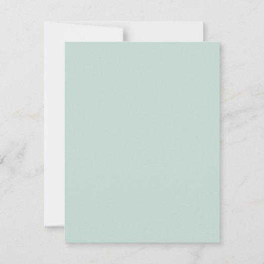 Elegant Eucalyptus Greenery Wedding QR Code RSVP Kaart (Achterkant)