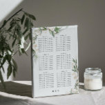 Elegant Eucalyptus Greenery Wedding Seding Chart Poster<br><div class="desc">Elegant Eucalyptus Greenery Wedding Seding Chart #pampasgras #junglebruiloft #jungleuitnodiging #coralbruiloft #weddingmenu #woestijtwedding #lasvegasbruiloft #terracottabruiloft #peachbruiloft #pampasweddingmenu #pampas #terracotta #coral #peach #naturalbruiloft #driedgras #driedpampas #driedpampas isabibruiloft #naturebruiloft</div>
