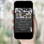 Elegant Eucalyptus Groen 3 Foto Afstuderen BBQ Kaart