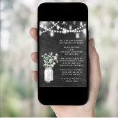 Elegant Eucalyptus groen Afstuderen BBQ Party Kaart