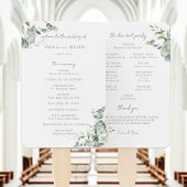 Elegant Eucalyptus groen programma Handwaaier